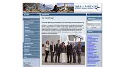 Desktop Screenshot of kanzlei-eger.com